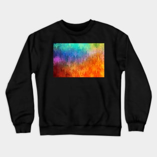 Colorful trees rainbow forest Crewneck Sweatshirt